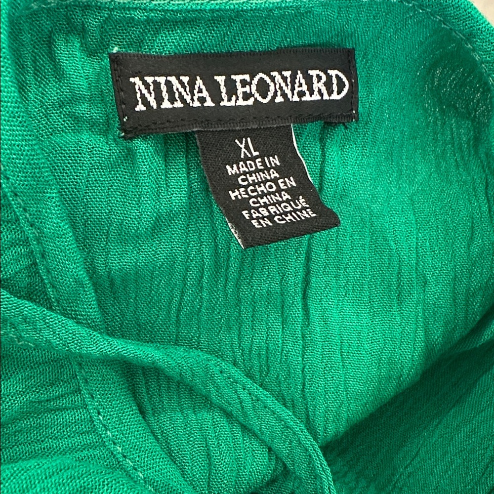 Nina Leonard Emerald Green Dress - Picture 8 of 9